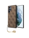 homescreen.pl - Etui Guess GUHCS22LGF4GBR Samsung Galaxy S22 Ultra brązowy/brown hard case 4G Charms Collection
