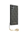 Wholesale Guess GUHCS22LGF4GGR Samsung Galaxy S22 Ultra grey hardcase 4G Charms Collection - GUE1556GRY - {ean13} - Hurt