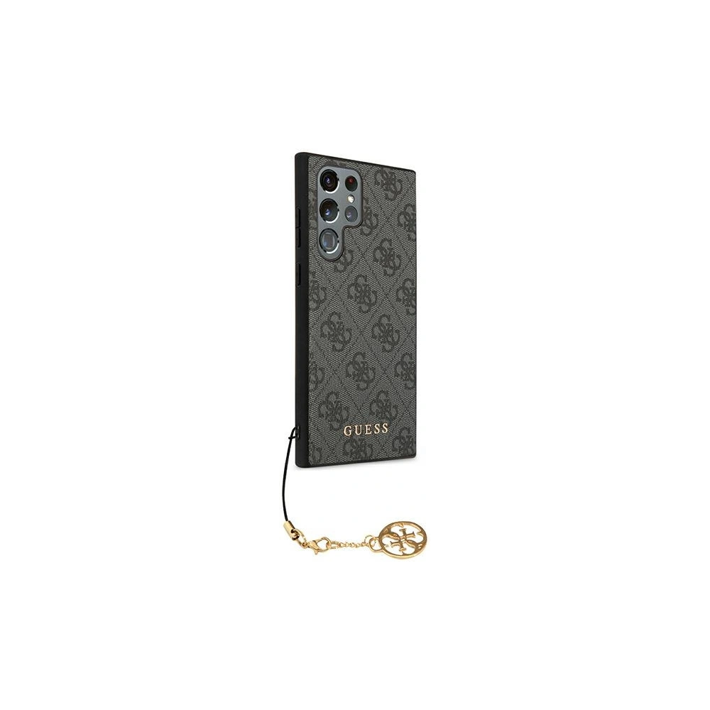 Hurtownia GSM - Etui Guess GUHCS22LGF4GGR Samsung Galaxy S22 Ultra szary/grey hardcase 4G Charms Collection - GUE1556GRY - {ean13} - Hurt