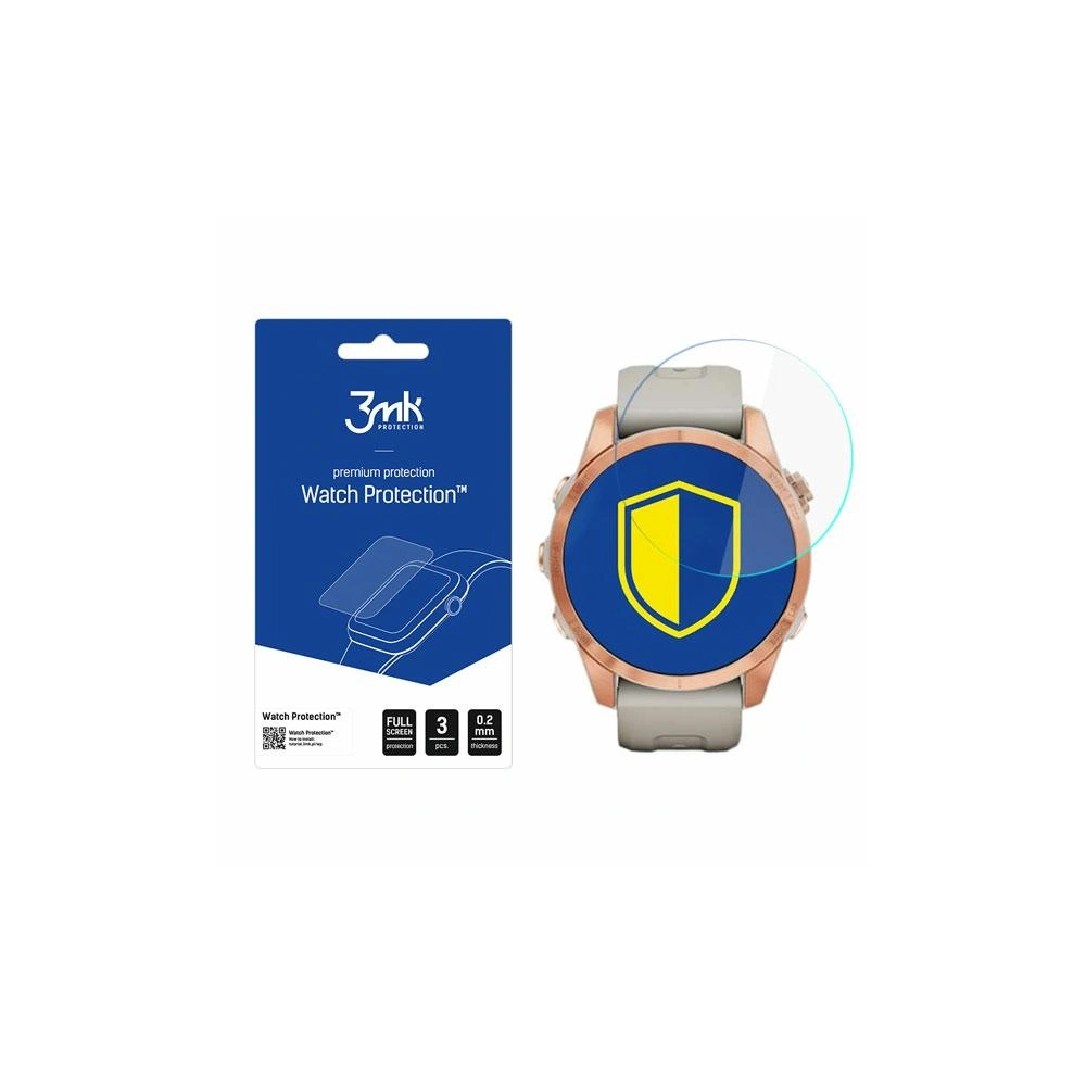 Hurtownia GSM - Hybriďské sklo 3MK FlexibleGlass Ochrana hodinek Garmin Fenix 7s - 3MK2441 - {ean13} - Hurt