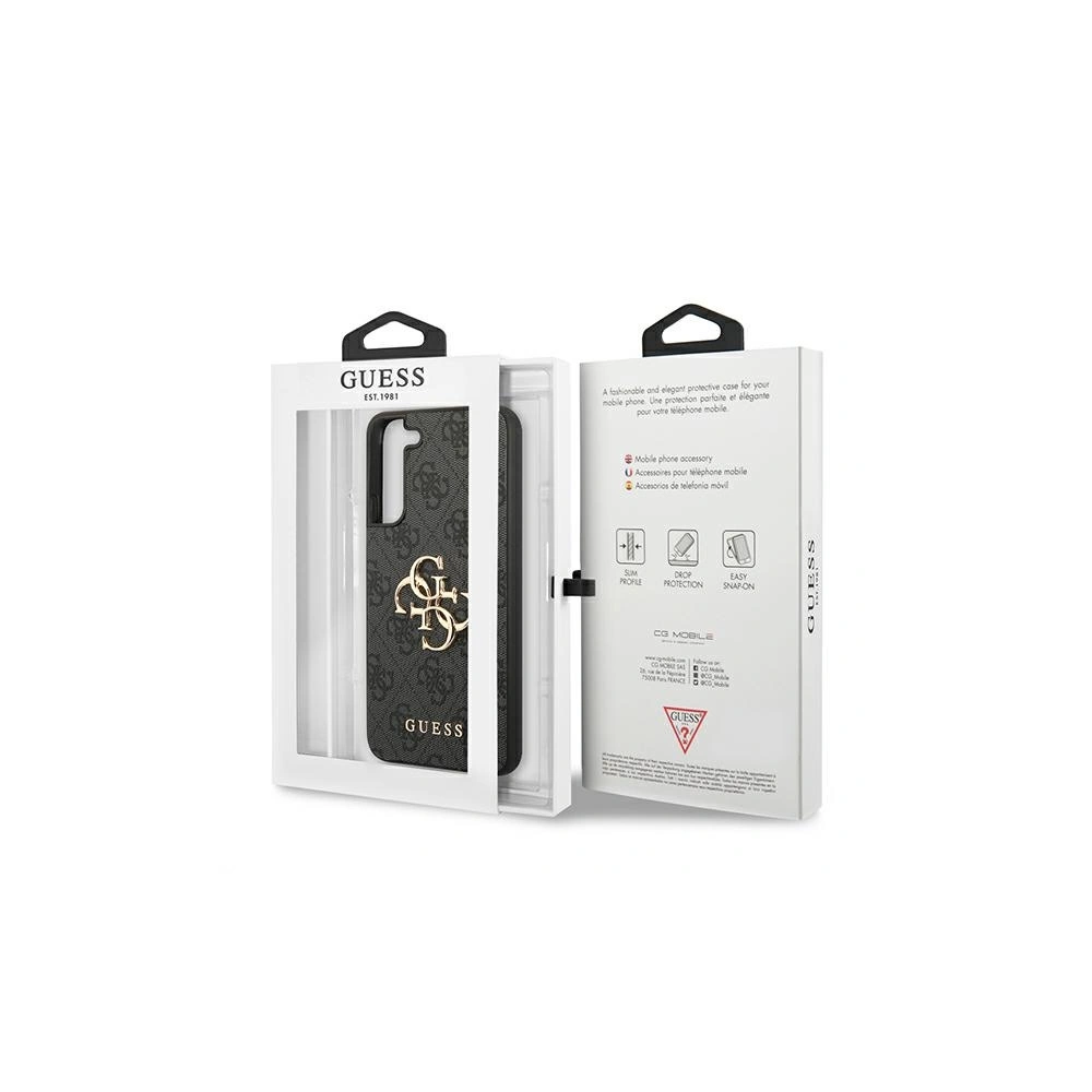 Hurtownia GSM - Etui Guess GUHCS22M4GMGGR Samsung Galaxy S22+ Plus szary/grey hardcase 4G Big Metal Logo - GUE1558GRY - {ean13} - Hurt