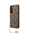 Hurtownia GSM - Etui Guess GUHCS22MGF4GBR Samsung Galaxy S22+ Plus brązowy/brown hard case 4G Charms Collection - GUE1560BR - {ean13} - Hurt