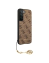 Hurtownia GSM - Etui Guess GUHCS22MGF4GBR Samsung Galaxy S22+ Plus brązowy/brown hard case 4G Charms Collection - GUE1560BR - {ean13} - Hurt