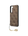 Hurtownia GSM - Etui Guess GUHCS22MGF4GBR Samsung Galaxy S22+ Plus hnědé/brown tvrdé pouzdro 4G Charms Collection - GUE1560BR - {ean13} - Hurt
