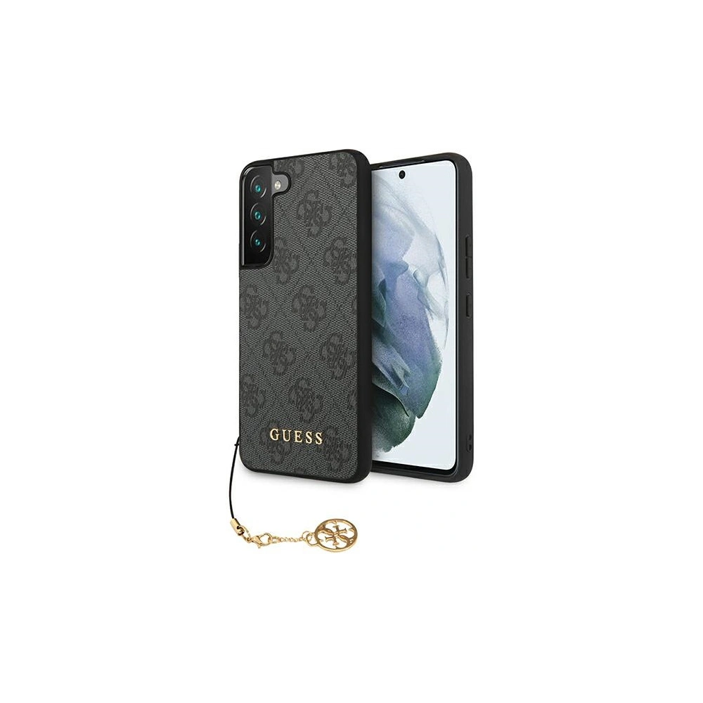Hurtownia GSM - Etui Guess GUHCS22MGF4GGR Samsung Galaxy S22+ Plus šedé/grey hardcase 4G Charms Collection - GUE1561GRY - {ean13} - Hurt