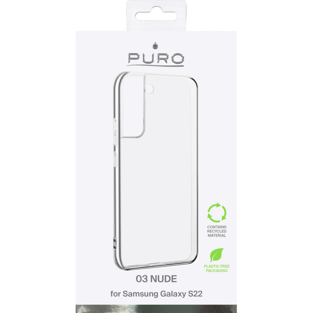 Hurtownia GSM - Etui PURO 0.3 Nude Samsung Galaxy S22 (průhledný) - PUR533CL - {ean13} - Hurt