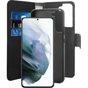 homescreen.pl - Etui PURO Wallet Detachable 2w1 Samsung Galaxy S22 (czarny)
