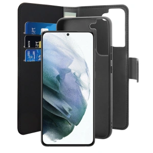 homescreen.pl - Etui PURO Wallet Detachable 2w1 Samsung Galaxy S22+ Plus (czarny)