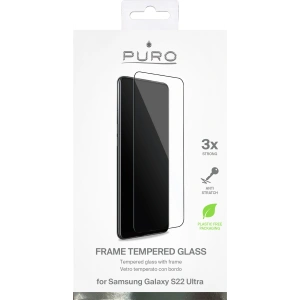 homescreen.pl - Szkło hartowane PURO Frame Tempered Glass Samsung Galaxy S22 Ultra (czarna ramka)