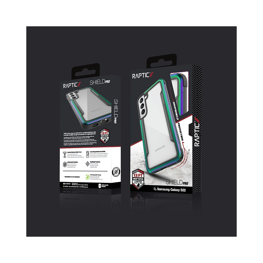 Hurtownia GSM - Etui X-Doria Raptic Shield Pro Samsung Galaxy S22 (Antibakteriální) (Iridescent) - XDR160IRI - {ean13} - Hurt