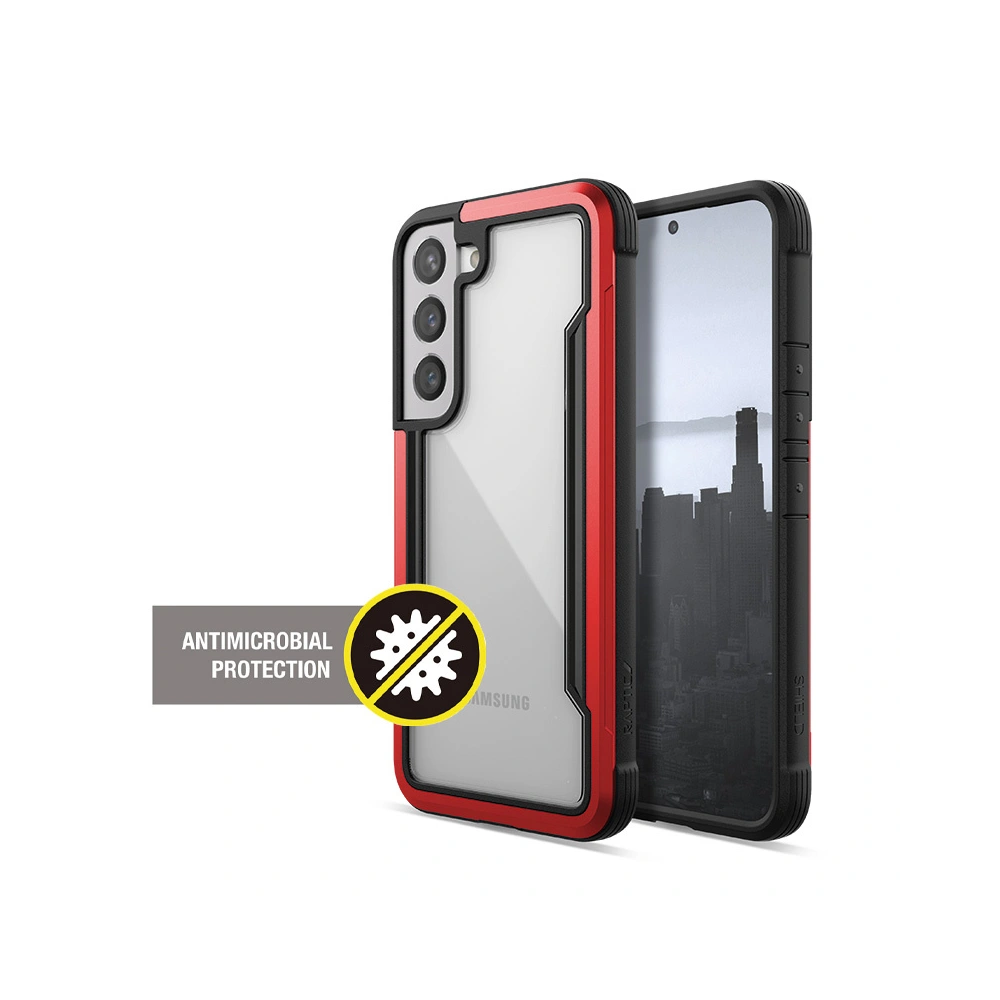 Hurtownia GSM - Etui X-Doria Raptic Shield Pro Samsung Galaxy S22 (Antibakteriální) (Červená) - XDR161RED - {ean13} - Hurt