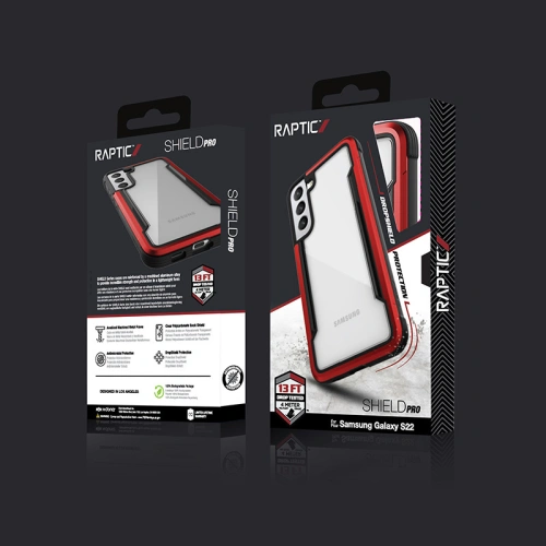 homescreen.pl - Etui X-Doria Raptic Shield Pro Samsung Galaxy S22 (Anti-bacterial) (Red)