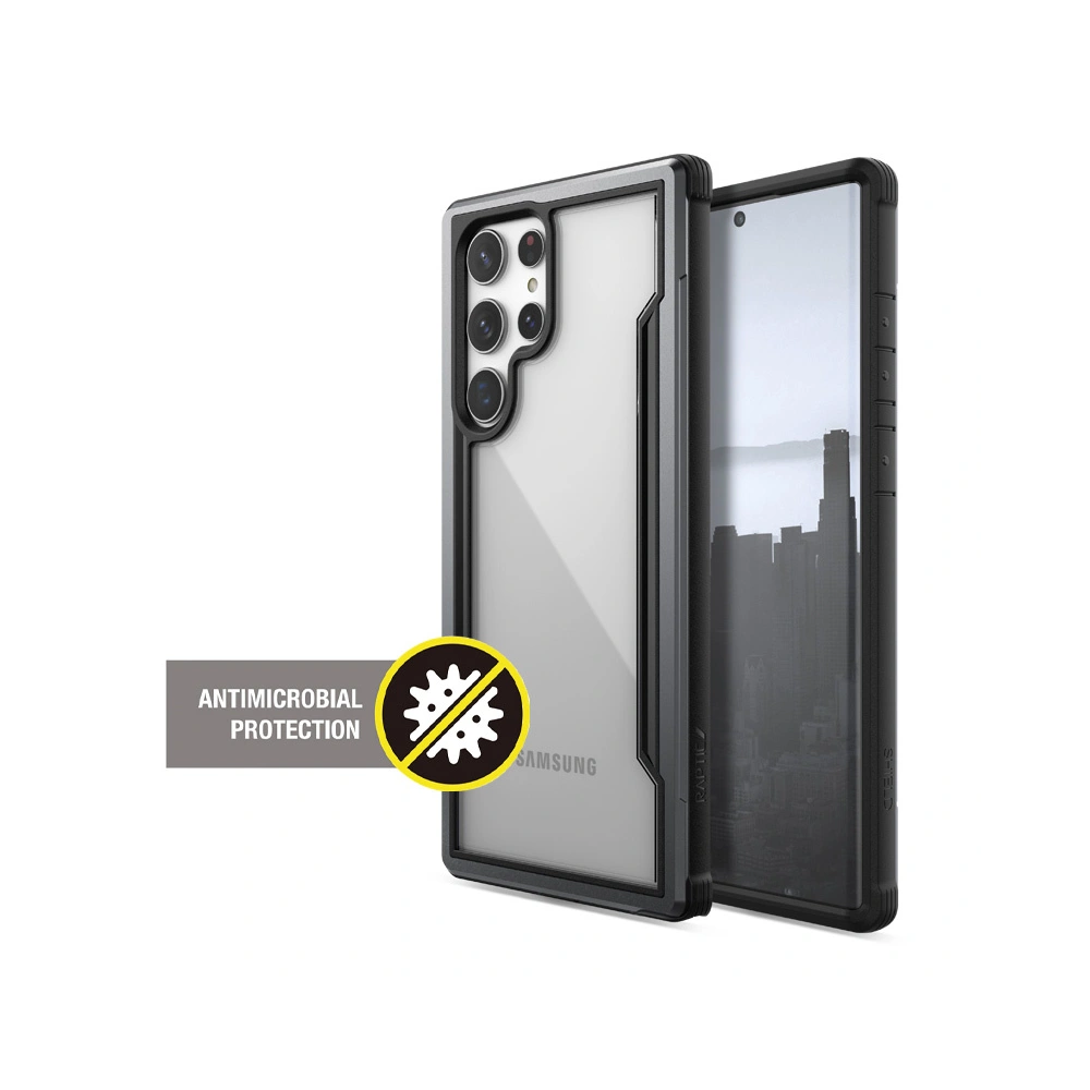 Hurtownia GSM - Etui X-Doria Raptic Shield Pro Samsung Galaxy S22 Ultra (antibakteriální) (černá) - XDR165BLK - {ean13} - Hurt