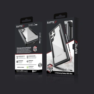 Wholesale X-Doria Raptic Shield Pro Samsung Galaxy S22 Ultra (Anti-bacterial) (Black) - XDR165BLK - {ean13} - Hurt