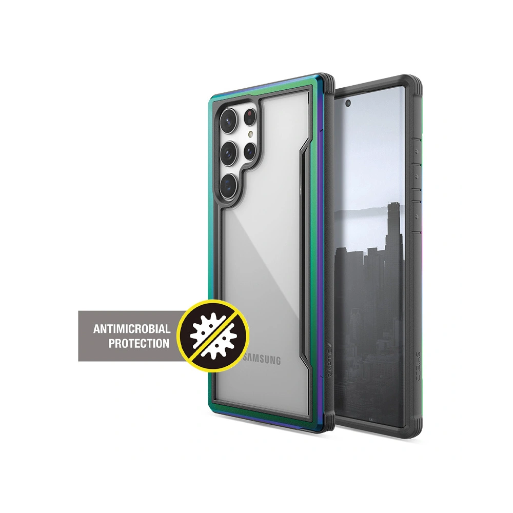 Hurtownia GSM - Etui X-Doria Raptic Shield Pro Samsung Galaxy S22 Ultra (antibakteriální) (iridescentní) - XDR166IRI - {ean13} - Hurt