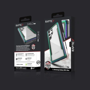 Wholesale X-Doria Raptic Shield Pro Samsung Galaxy S22 Ultra (Anti-bacterial) (Iridescent) - XDR166IRI - {ean13} - Hurt
