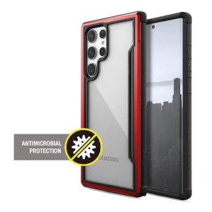 Wholesale X-Doria Raptic Shield Pro Samsung Galaxy S22 Ultra (Anti-bacterial) (Red) - XDR167RED - {ean13} - Hurt