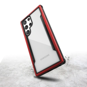 Hurtownia GSM - Etui X-Doria Raptic Shield Pro Samsung Galaxy S22 Ultra (Antibakteriální) (Červená) - XDR167RED - {ean13} - Hurt