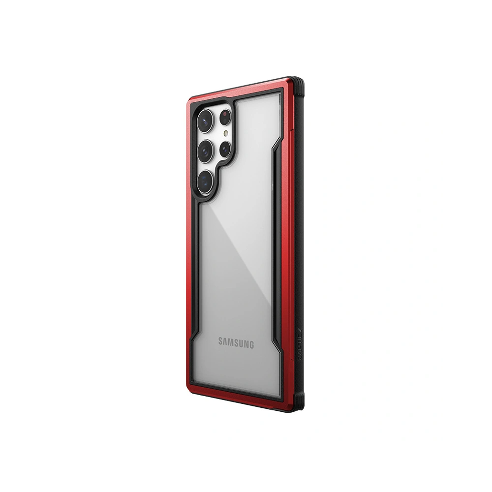 Hurtownia GSM - Etui X-Doria Raptic Shield Pro Samsung Galaxy S22 Ultra (Antibakteriální) (Červená) - XDR167RED - {ean13} - Hurt