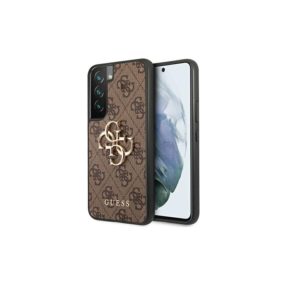 Hurtownia GSM - Etui Guess GUHCS22S4GMGBR Samsung Galaxy S22 brązowy/brown hardcase 4G Big Metal Logo - GUE1562BR - {ean13} - Hurt