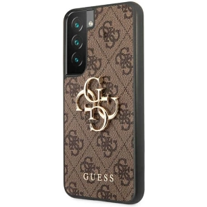 Hurtownia GSM - Etui Guess GUHCS22S4GMGBR Samsung Galaxy S22 brązowy/brown hardcase 4G Big Metal Logo - GUE1562BR - {ean13} - Hurt