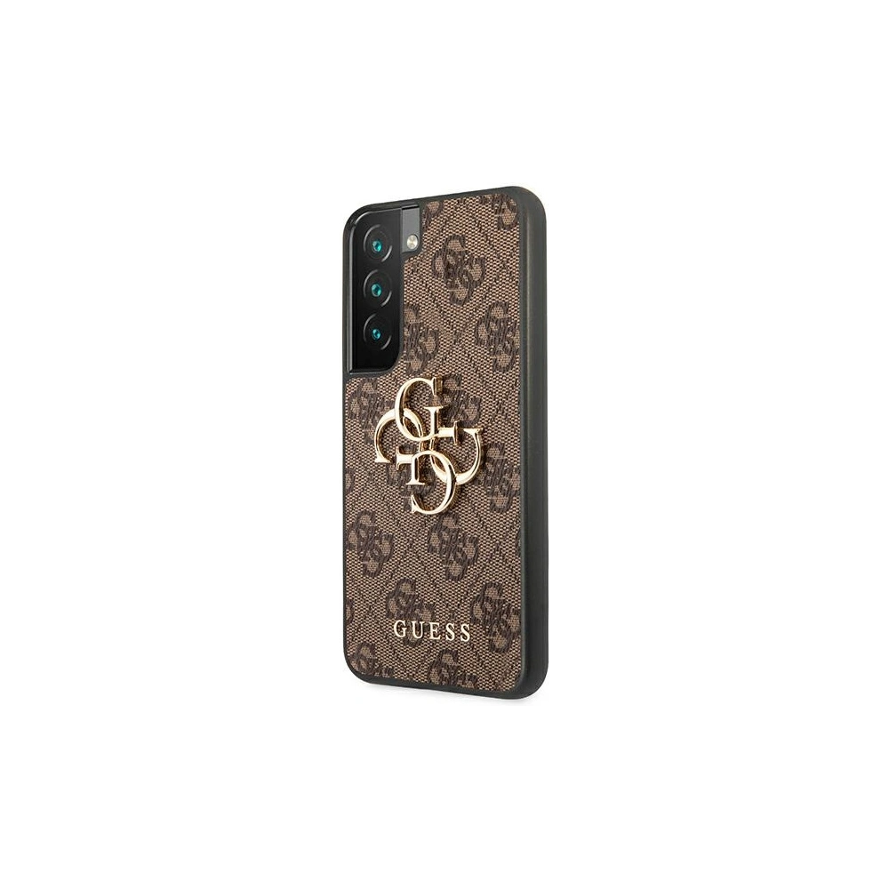 Hurtownia GSM - Etui Guess GUHCS22S4GMGBR Samsung Galaxy S22 brązowy/brown hardcase 4G Big Metal Logo - GUE1562BR - {ean13} - Hurt