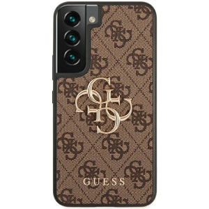 Hurtownia GSM - Etui Guess GUHCS22S4GMGBR Samsung Galaxy S22 brązowy/brown hardcase 4G Big Metal Logo - GUE1562BR - {ean13} - Hurt