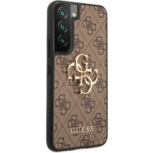 Hurtownia GSM - Etui Guess GUHCS22S4GMGBR Samsung Galaxy S22 brązowy/brown hardcase 4G Big Metal Logo - GUE1562BR - {ean13} - Hurt
