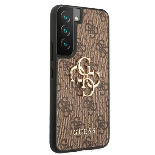 homescreen.pl - Etui Guess GUHCS22S4GMGBR Samsung Galaxy S22 brązowy/brown hardcase 4G Big Metal Logo