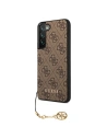 Hurtownia GSM - Case Guess GUHCS22SGF4GBR Samsung Galaxy S22 braun/brown Hardcase 4G Charms Collection - GUE1564BR - {ean13} - Hurt