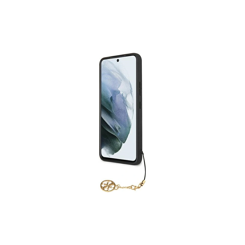 Wholesale Guess GUHCS22SGF4GBR Samsung Galaxy S22 brown hard case 4G Charms Collection - GUE1564BR - {ean13} - Hurt