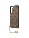 Hurtownia GSM - Case Guess GUHCS22SGF4GBR Samsung Galaxy S22 braun/brown Hardcase 4G Charms Collection - GUE1564BR - {ean13} - Hurt
