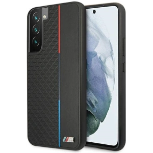 Hurtownia GSM - Etui BMW BMHCS22MTRTBK Samsung Galaxy S22+ Plus czarny/black hardcase M Collection Triangles - BMW265BLK - {ean13} - Hurt