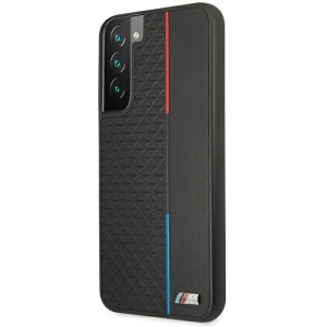 Hurtownia GSM - Etui BMW BMHCS22MTRTBK Samsung Galaxy S22+ Plus czarny/black hardcase M Collection Triangles - BMW265BLK - {ean13} - Hurt