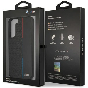 Hurtownia GSM - Etui BMW BMHCS22MTRTBK Samsung Galaxy S22+ Plus czarny/black hardcase M Collection Triangles - BMW265BLK - {ean13} - Hurt