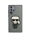 Hurtownia GSM - Etui Karl Lagerfeld KLHCS22LOKPG Samsung Galaxy S22 Ultra srebrny/silver hardcase Saffiano Ikonik Karl`s Patch - KLD796SLV - {ean13} - Hurt