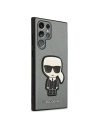 Hurtownia GSM - Etui Karl Lagerfeld KLHCS22LOKPG Samsung Galaxy S22 Ultra srebrny/silver hardcase Saffiano Ikonik Karl`s Patch - KLD796SLV - {ean13} - Hurt