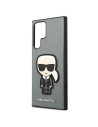 Hurtownia GSM - Etui Karl Lagerfeld KLHCS22LOKPG Samsung Galaxy S22 Ultra srebrny/silver hardcase Saffiano Ikonik Karl`s Patch - KLD796SLV - {ean13} - Hurt