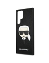 Hurtownia GSM - Etui Karl Lagerfeld KLHCS22LSAKHBK Samsung Galaxy S22 Ultra černý/black hardcase Saffiano Ikonik Karl`s Head - KLD798BLK - {ean13} - Hurt