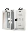 Wholesale Karl Lagerfeld KLHCS22LSAKHSL Samsung Galaxy S22 Ultra silver hardcase Saffiano Ikonik Karl`s Head - KLD799SLV - {ean13} - Hurt
