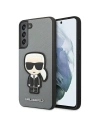 homescreen.pl - Etui Karl Lagerfeld KLHCS22MOKPG Samsung Galaxy S22+ Plus srebrny/silver hardcase Saffiano Ikonik Karl`s Patch