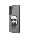 Hurtownia GSM - Etui Karl Lagerfeld KLHCS22MOKPG Samsung Galaxy S22+ Plus stříbrný/silver hardcase Saffiano Ikonik Karl`s Patch - KLD800SLV - {ean13} - Hurt