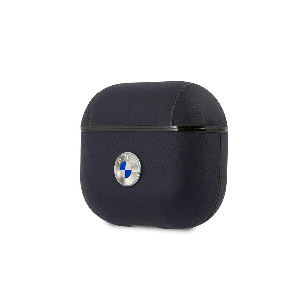 Hurtownia GSM - Etui BMW BMA3SSLNA Apple AirPods 3 kryt granátový/navy Pravá kůže Stříbrné logo - BMW266NAV - {ean13} - Hurt