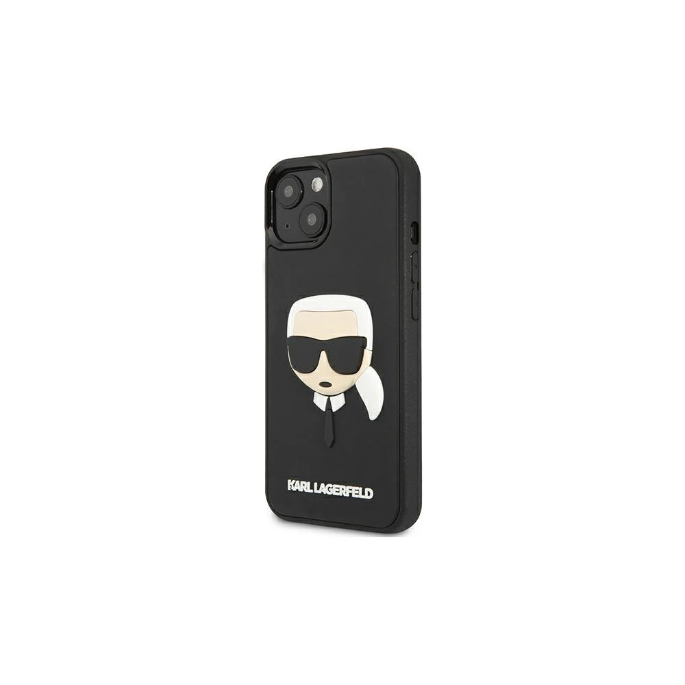 Hurtownia GSM - Etui Karl Lagerfeld KLHCP13MKH3DBK Apple iPhone 13 černý/black hardcase 3D Rubber Karl`s Head - KLD802BLK - {ean13} - Hurt