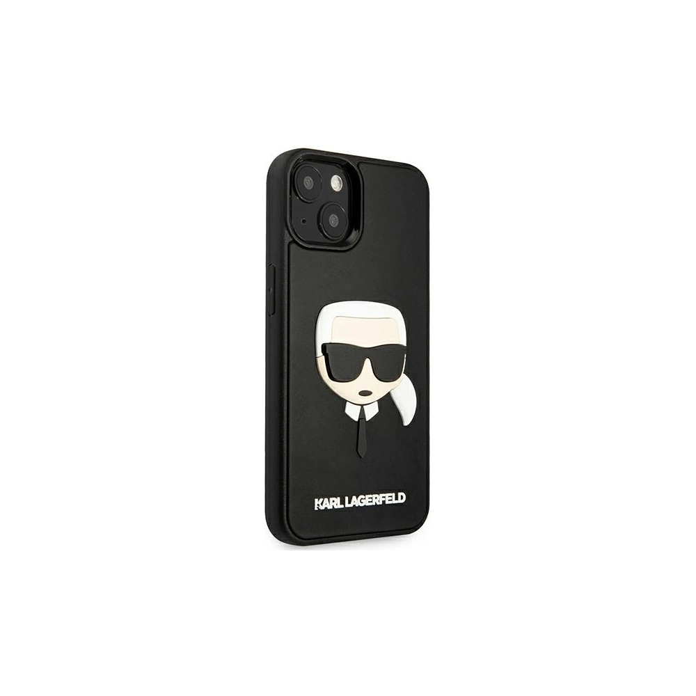 Hurtownia GSM - Etui Karl Lagerfeld KLHCP13MKH3DBK Apple iPhone 13 czarny/black hardcase 3D Rubber Karl`s Head - KLD802BLK - {ean13} - Hurt