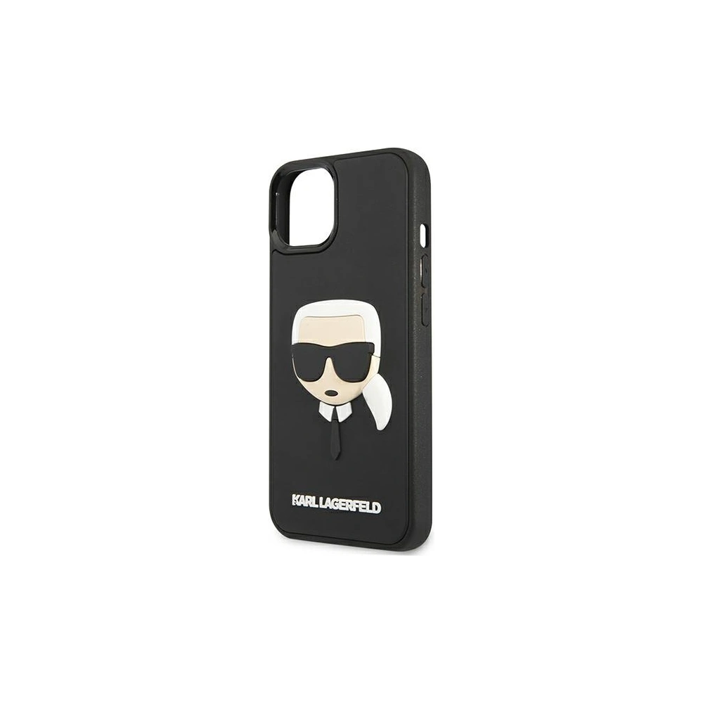 Hurtownia GSM - Etui Karl Lagerfeld KLHCP13MKH3DBK Apple iPhone 13 czarny/black hardcase 3D Rubber Karl`s Head - KLD802BLK - {ean13} - Hurt