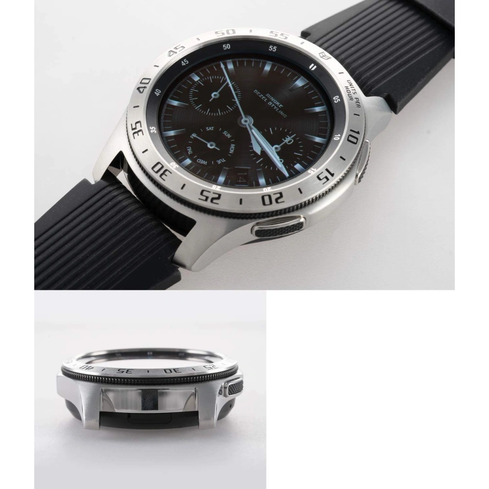 Hurtownia GSM - Pokrytí na tachymetr Ringke Samsung Galaxy Gear S3/Watch 46mm nerezová ocel stříbrná GW-46-01 - RGK846SSLV - {ean13} - Hurt