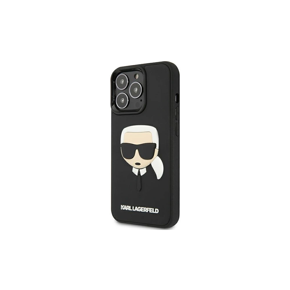 Hurtownia GSM - Etui Karl Lagerfeld KLHCP13XKH3DBK Apple iPhone 13 Pro Max černý/black hardcase 3D Rubber Karl`s Head - KLD804BLK - {ean13} - Hurt