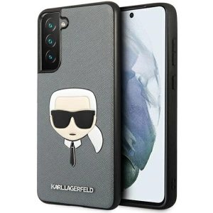 Hurtownia GSM - Etui Karl Lagerfeld KLHCS21FSAKHSL Samsung Galaxy S21 FE stříbrný/silver hardcase Saffiano Ikonik Karl`s Head - KLD805SLV - {ean13} - Hurt