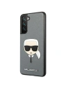 Hurtownia GSM - Etui Karl Lagerfeld KLHCS21FSAKHSL Samsung Galaxy S21 FE srebrny/silver hardcase Saffiano Ikonik Karl`s Head - KLD805SLV - {ean13} - Hurt